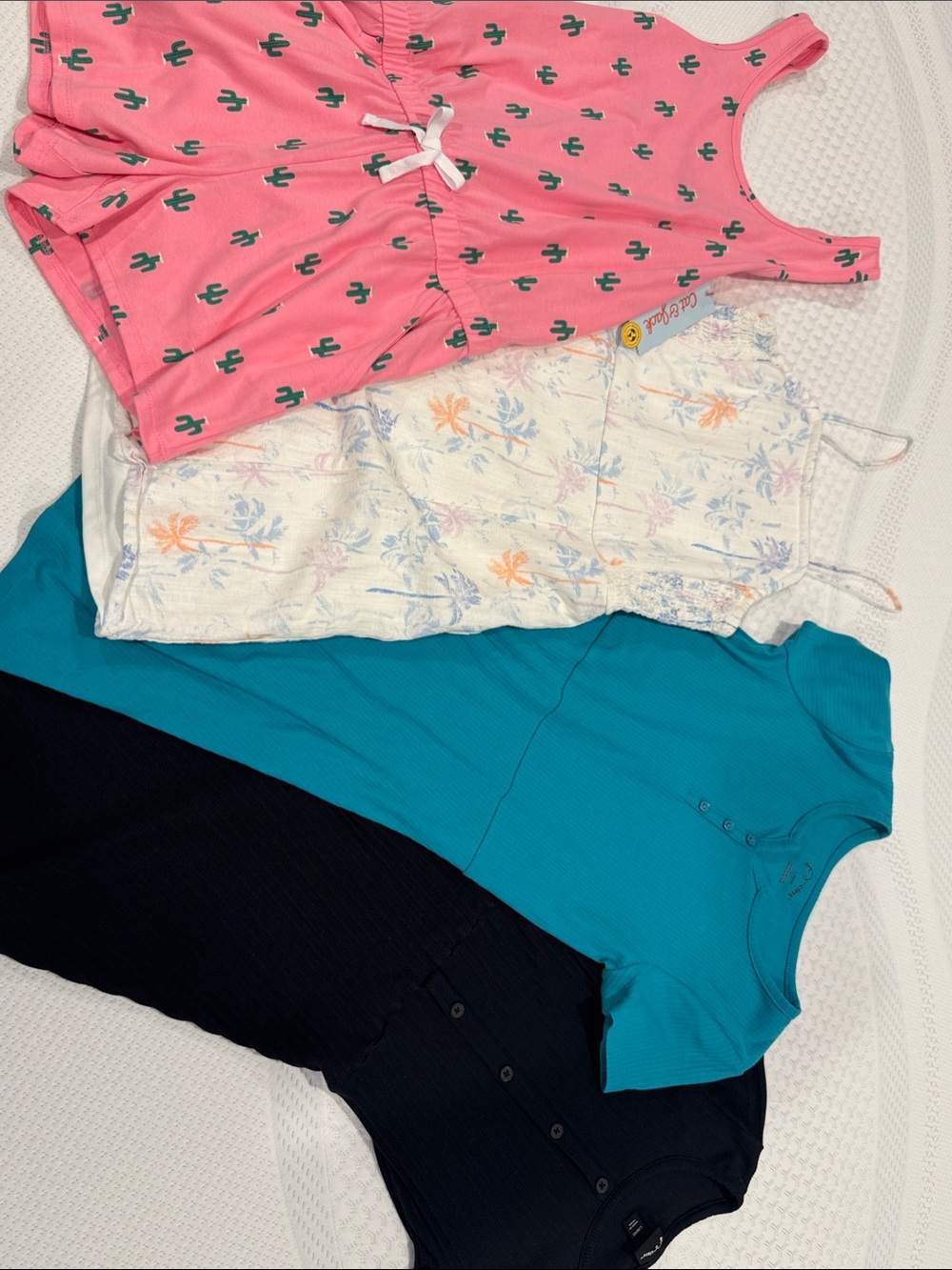 Cat & Jack Bundle 4 dresses/romper, size 10/12